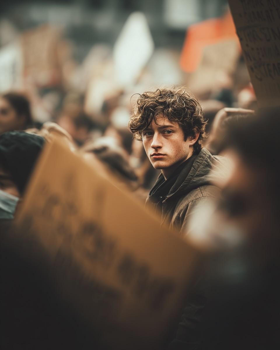 Ultra-Realistic Cinematic Street Photograph Prompt - AI Generated Character Style Image Example