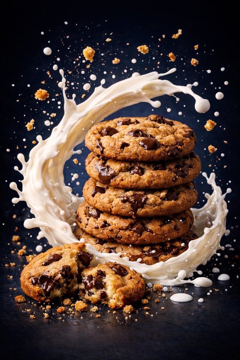 Ultra-Realistic Commercial Food Photography Prompt (Biscuits) - AIプロンプト