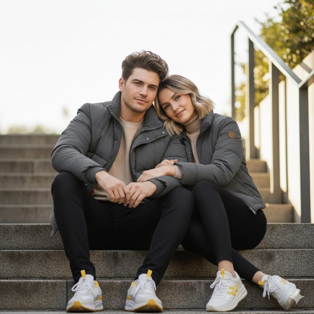 Ultra-realistic lifestyle portrait prompt for a modern couple - Промпт ИИ