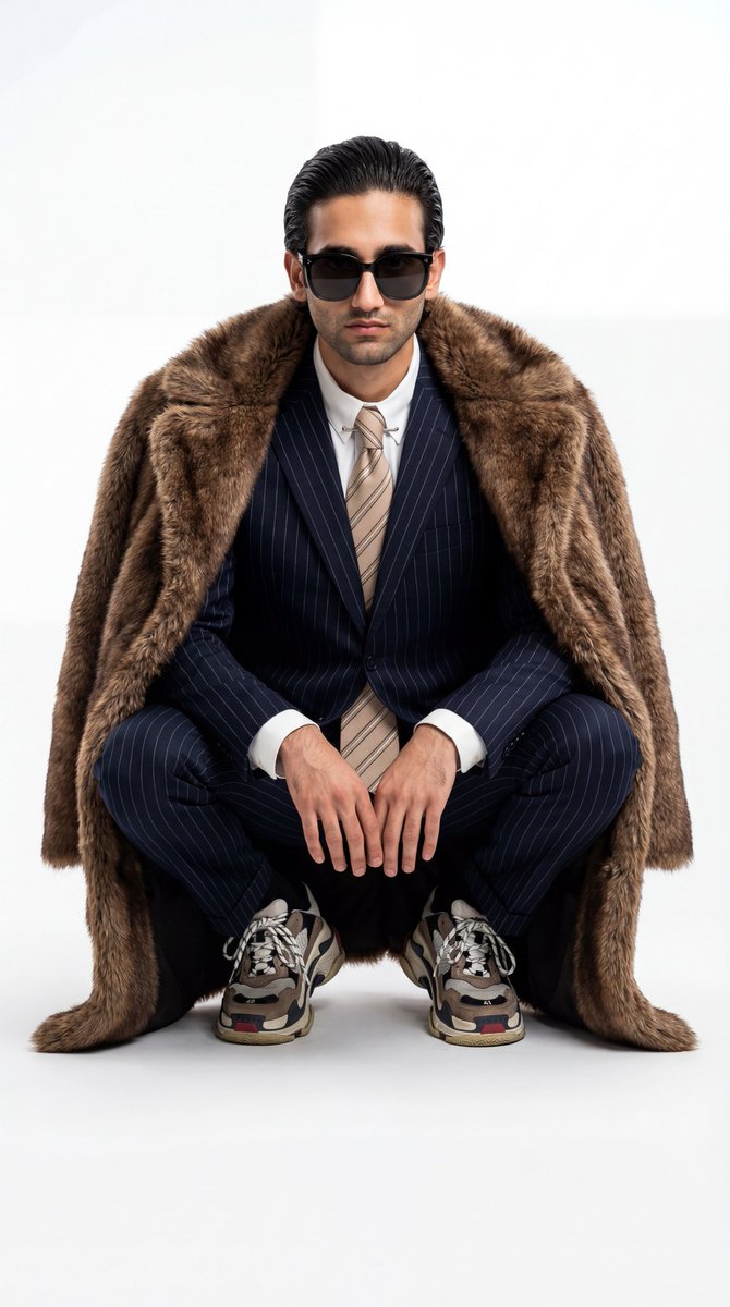 Preview image for Ultra-Realistic Luxury Fashion Editorial Portrait prompt