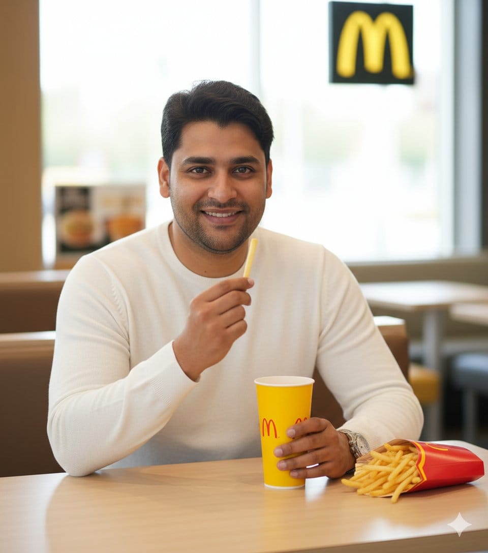 Ultra-Realistic McDonald's Lifestyle Portrait (Two Scenes) - AI 프롬프트