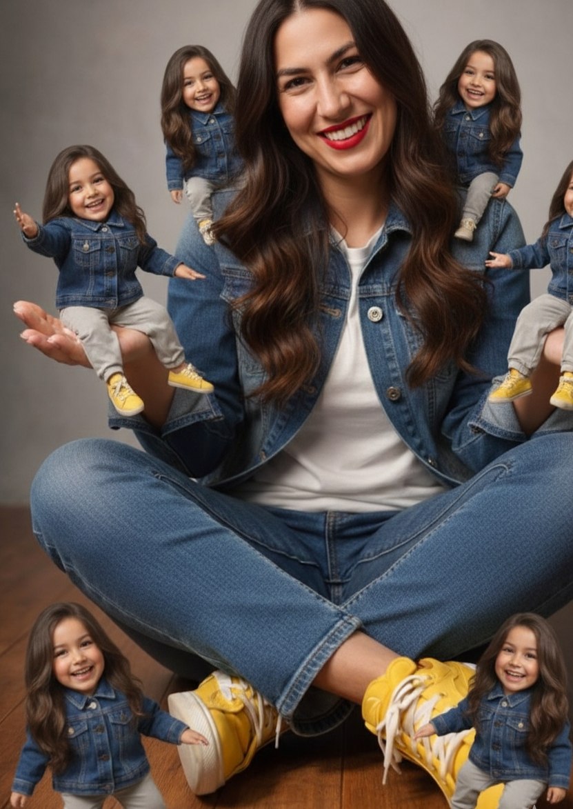 Ultra-Realistic Miniature Clone Studio Portrait