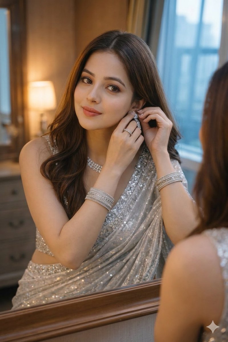 Preview image for Ultra-Realistic Portrait with Saree and Face Reference prompt