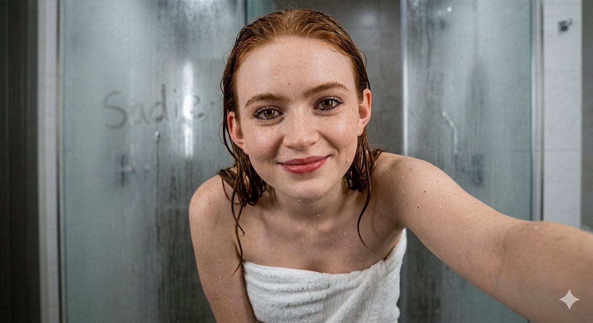 Preview image for Ultra-Realistic Wet Bathroom Selfie prompt