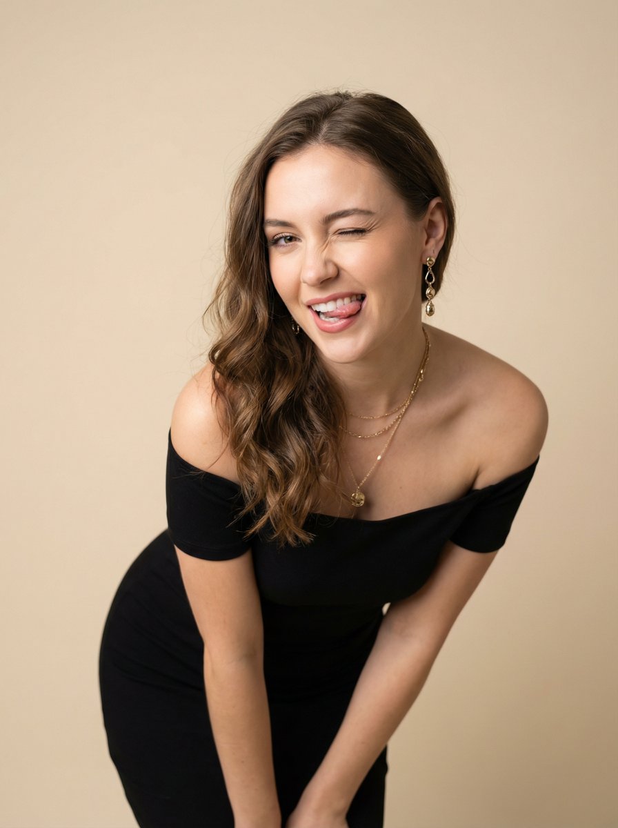 Preview image for Ultra-Realistic Winking Portrait with Playful Expression prompt