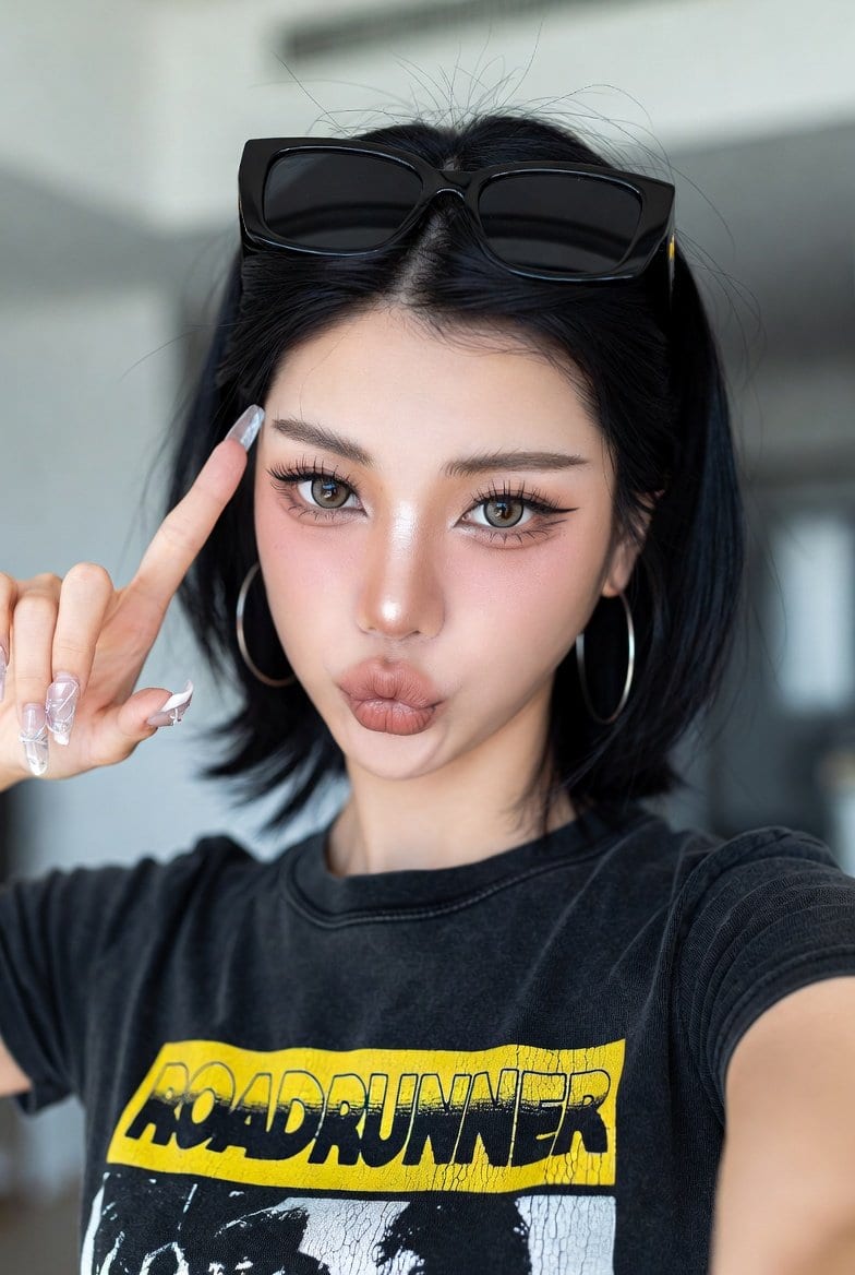 Ulzzang/Douyin Selfie Portrait Prompt - AI 프롬프트