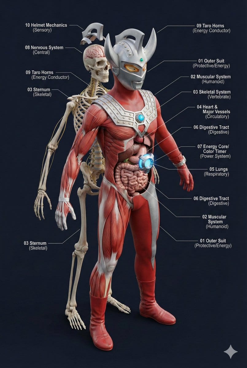 Universal 3D Anatomy Dissection Prompt - AI提示词