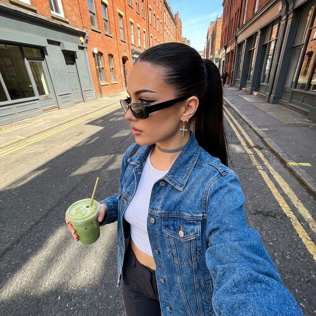 Urban Street Fashion Portrait Prompt - AI Generated Character Style Image