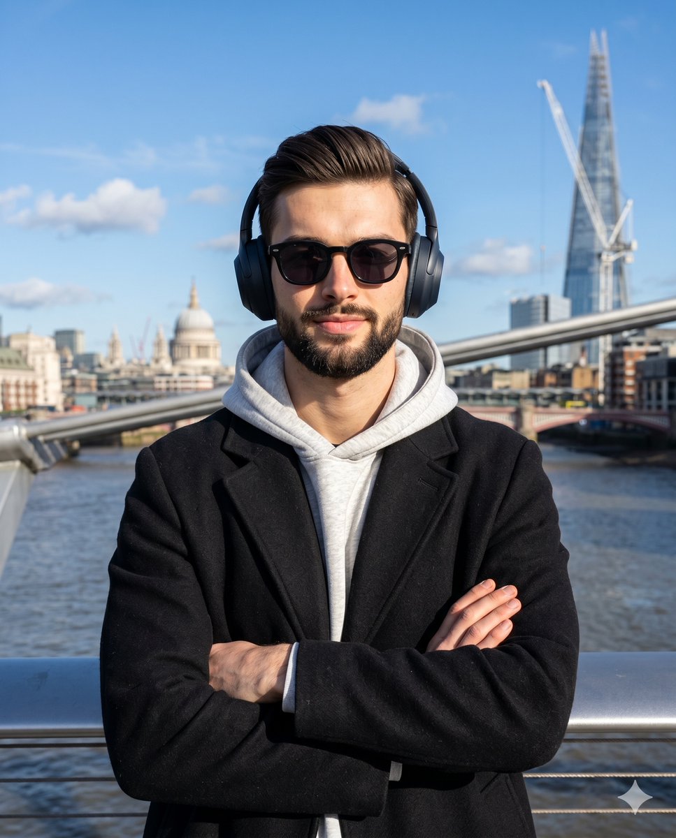 Preview image for Urban Lifestyle Portrait at The River Thames prompt