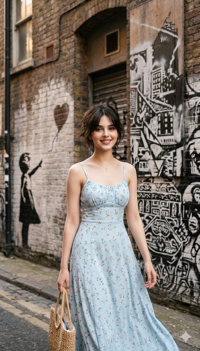 Preview image for Urban Street Portrait with Graffiti Prompt for Nano Banana Pro prompt