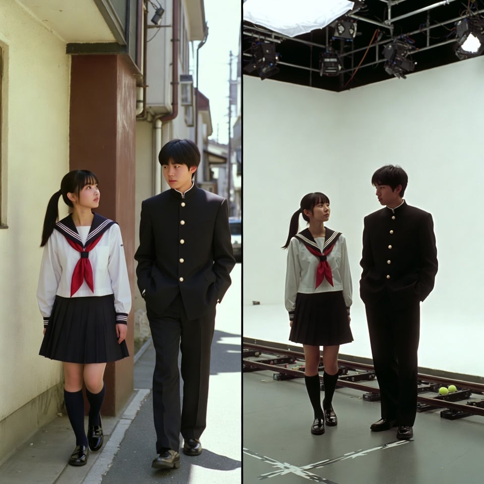 VFX Comparison Image Prompt (Before/After) for Nano Banana Pro - AI Prompt