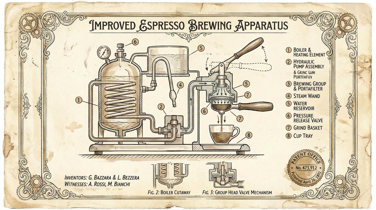 Vintage Patent Drawing Technical Illustration - AI Art AI Generated Artwork