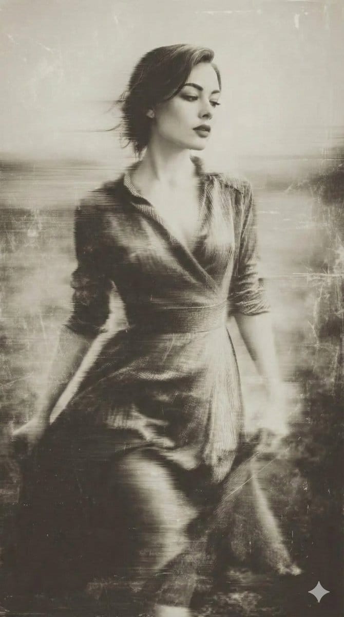Vintage Wet-Plate Photograph Portrait - AI Prompt