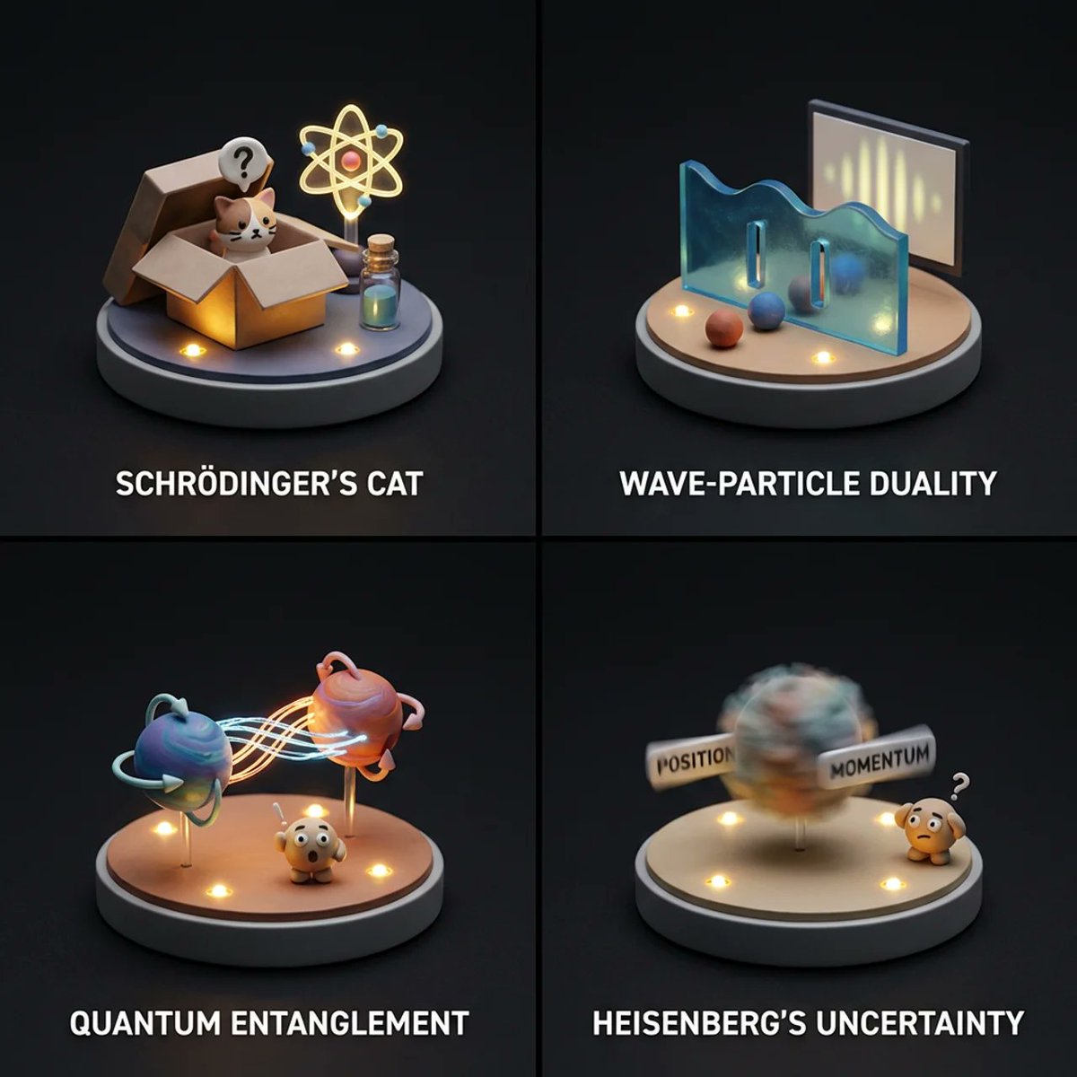 Preview image for Visualizing Quantum Mechanics with Diorama Style prompt