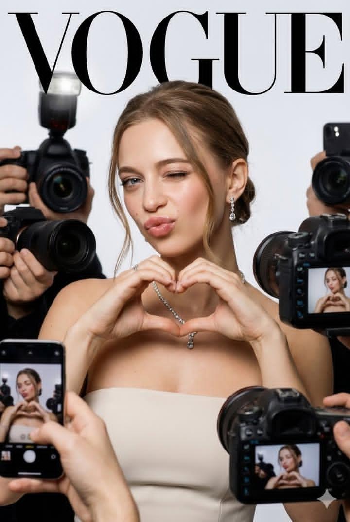 Vogue Cover Paparazzi Portrait - Prompt IA