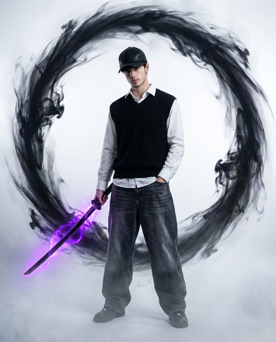 Preview image for Vortex Katana Warrior prompt