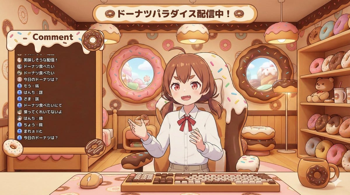 VTuber Streaming Screen Generation with Customizable Character and Theme - Prompt IA