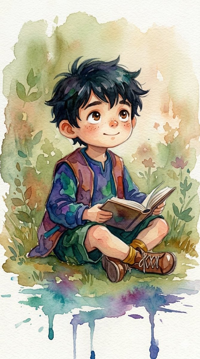 Preview image for Watercolor Woodland Children Illustrations prompt