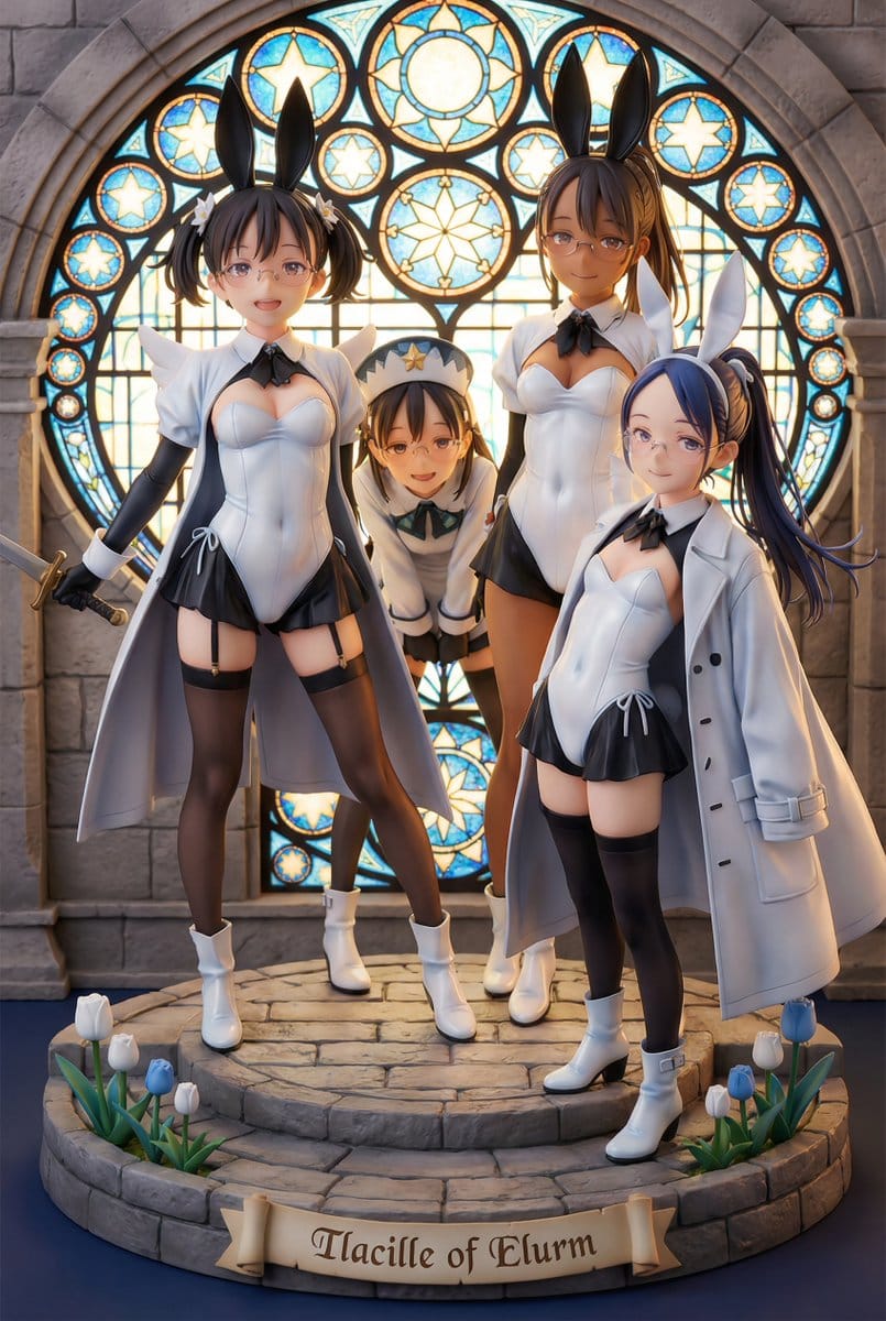 White Fairy Party Figurine Generation - نص توجيهي للذكاء الاصطناعي