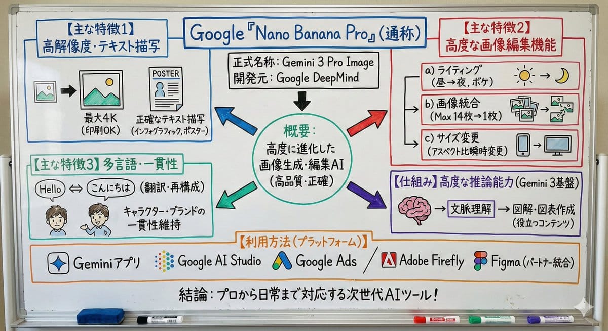 Whiteboard-style simple diagram from text - AI Generated AI Art Style Image Example