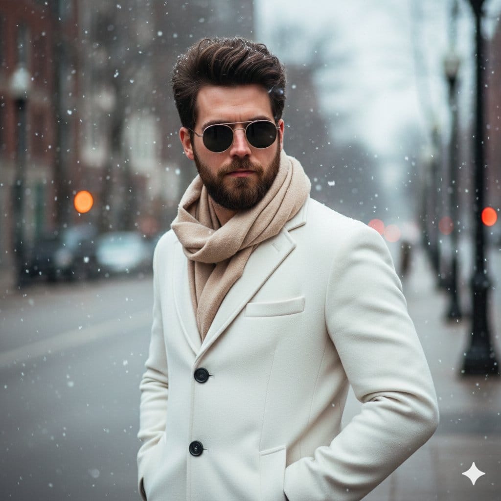 Winter Fashion Portrait with Face Consistency - AI Prompt