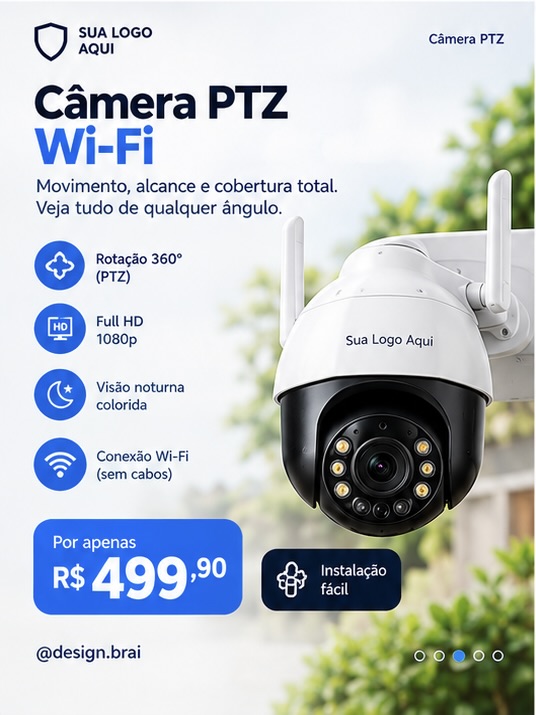 CAMERA PTZ WIFI KI-Anweisungsbeispiel