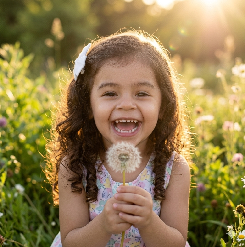 Fineaart photoshot dandelion KI-Anweisungsbeispiel