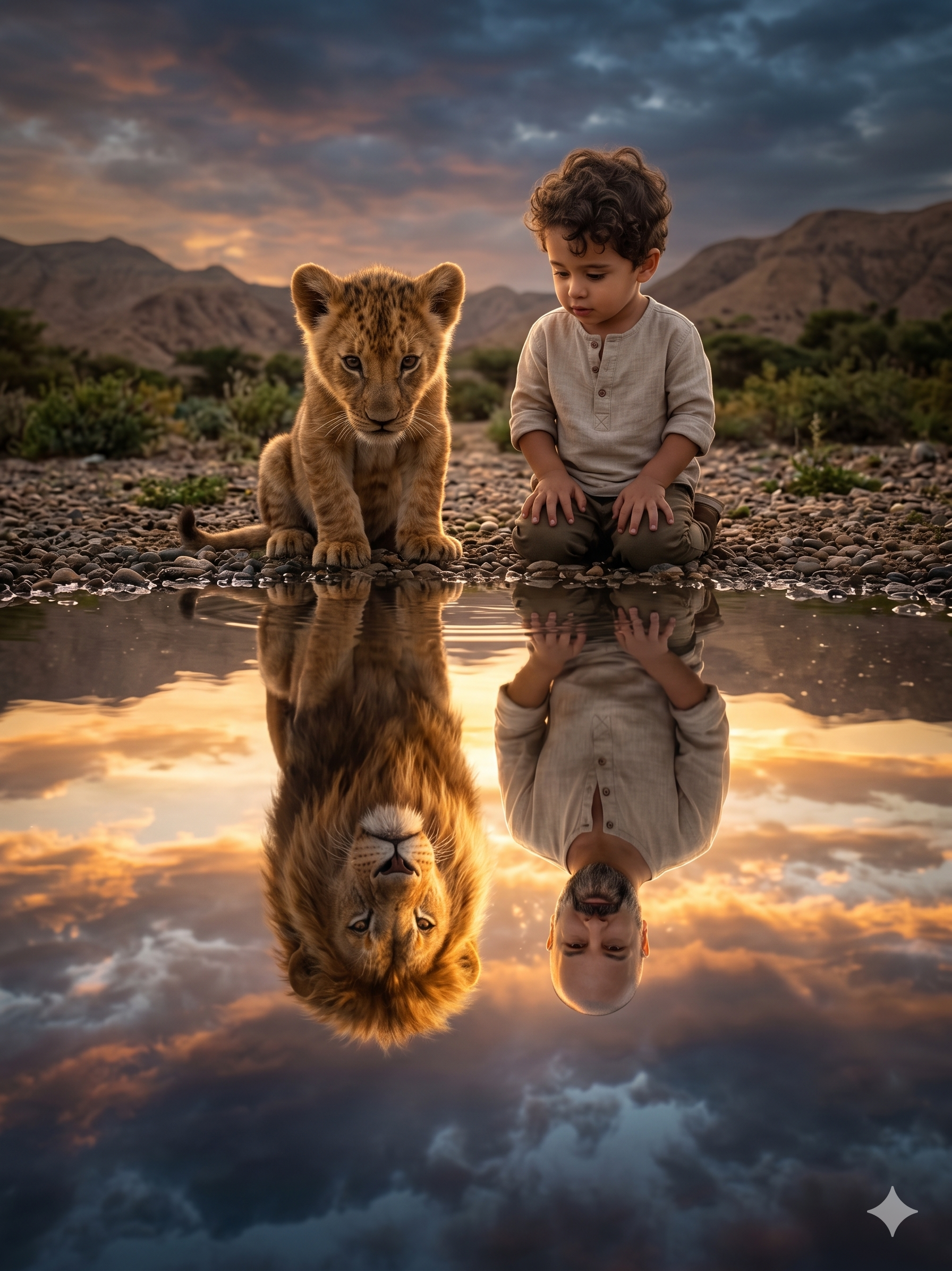 The lion king circle of life AI提示词示例