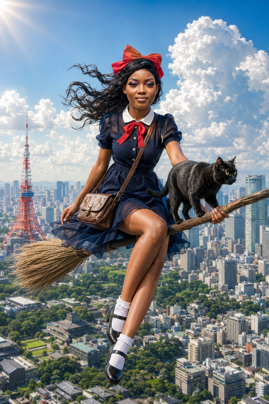 witch-style dress AI提示词示例